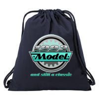 Vintage Car Gear 1993 Model And Still A Classic 30th Birthday Drawstring Bag