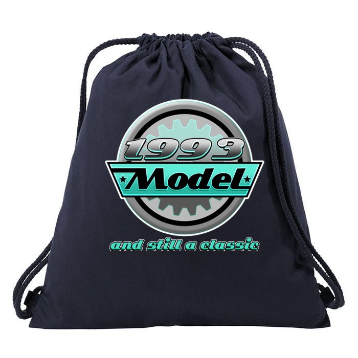 Vintage Car Gear 1993 Model And Still A Classic 30th Birthday Drawstring Bag