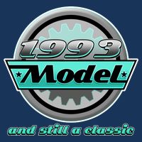 Vintage Car Gear 1993 Model And Still A Classic 30th Birthday Baby Bodysuit