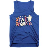 Vintage Cute Ghost Halloween Gift Retro Stay Spooky Party Gift Tank Top