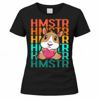 Vintage Cute Hamster Lover - Cute Guinea Pig Design Women's T-Shirt