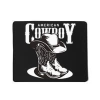 Vintage Cowboy Howdy Rodeo Western Vintage Country Southern Mousepad