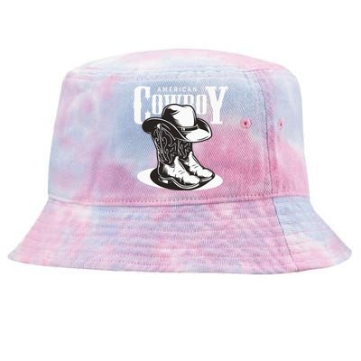 Vintage Cowboy Howdy Rodeo Western Vintage Country Southern Tie-Dyed Bucket Hat