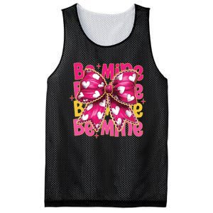 Valentine Coquette Heart Be Mine Mesh Reversible Basketball Jersey Tank