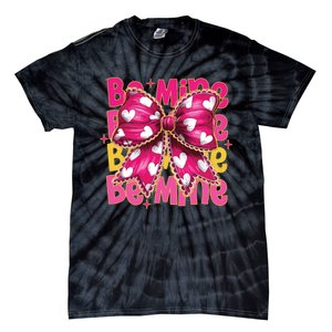 Valentine Coquette Heart Be Mine Tie-Dye T-Shirt