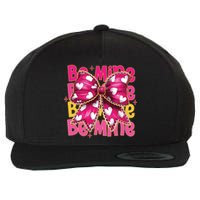 Valentine Coquette Heart Be Mine Wool Snapback Cap