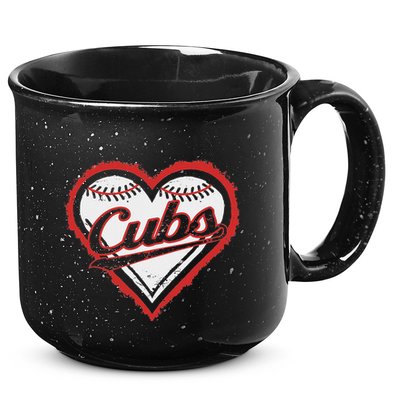 Vintage Cubs Heart Throwback Retro Classic 15oz Campfire Ceramic Mug