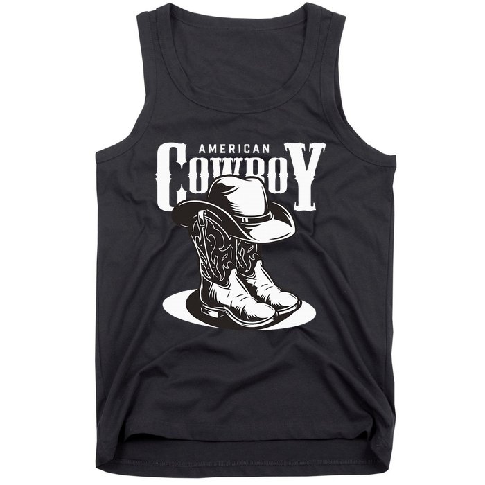 Vintage Cowboy Howdy Rodeo Western Vintage Country Southern Tank Top