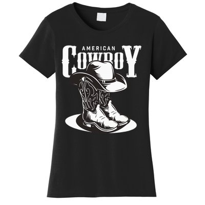 Vintage Cowboy Howdy Rodeo Western Vintage Country Southern Women's T-Shirt