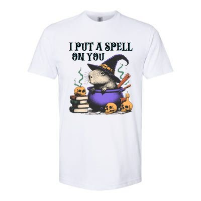 Vintage Capybara Halloween I Put Spell On You Softstyle® CVC T-Shirt