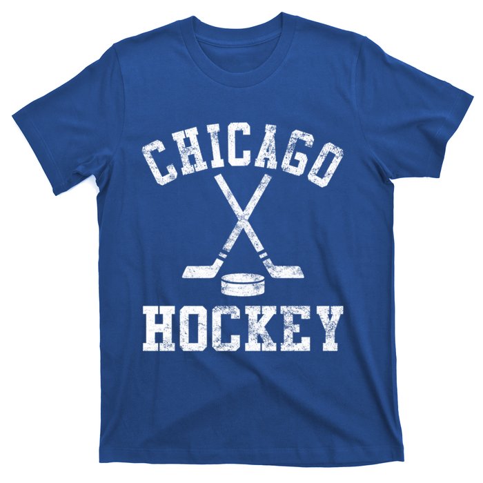 Vintage Chicago Hockey Cool Gift T-Shirt