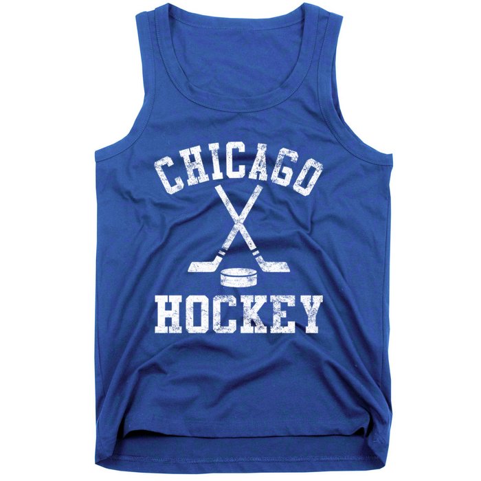 Vintage Chicago Hockey Cool Gift Tank Top