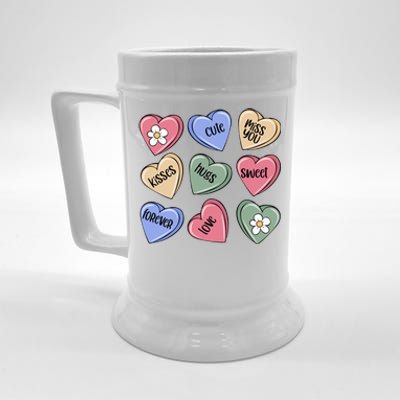 Valentine Candy Hearts Cute Gift Beer Stein