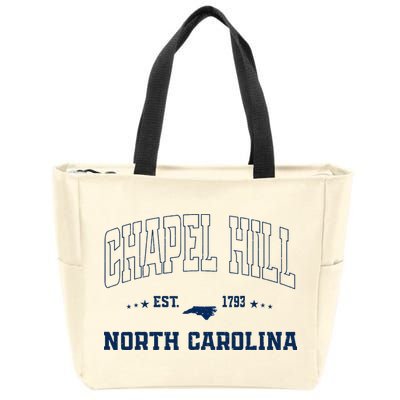 Vintage Chapel Hill North Carolina Nc Sports Athletic Zip Tote Bag