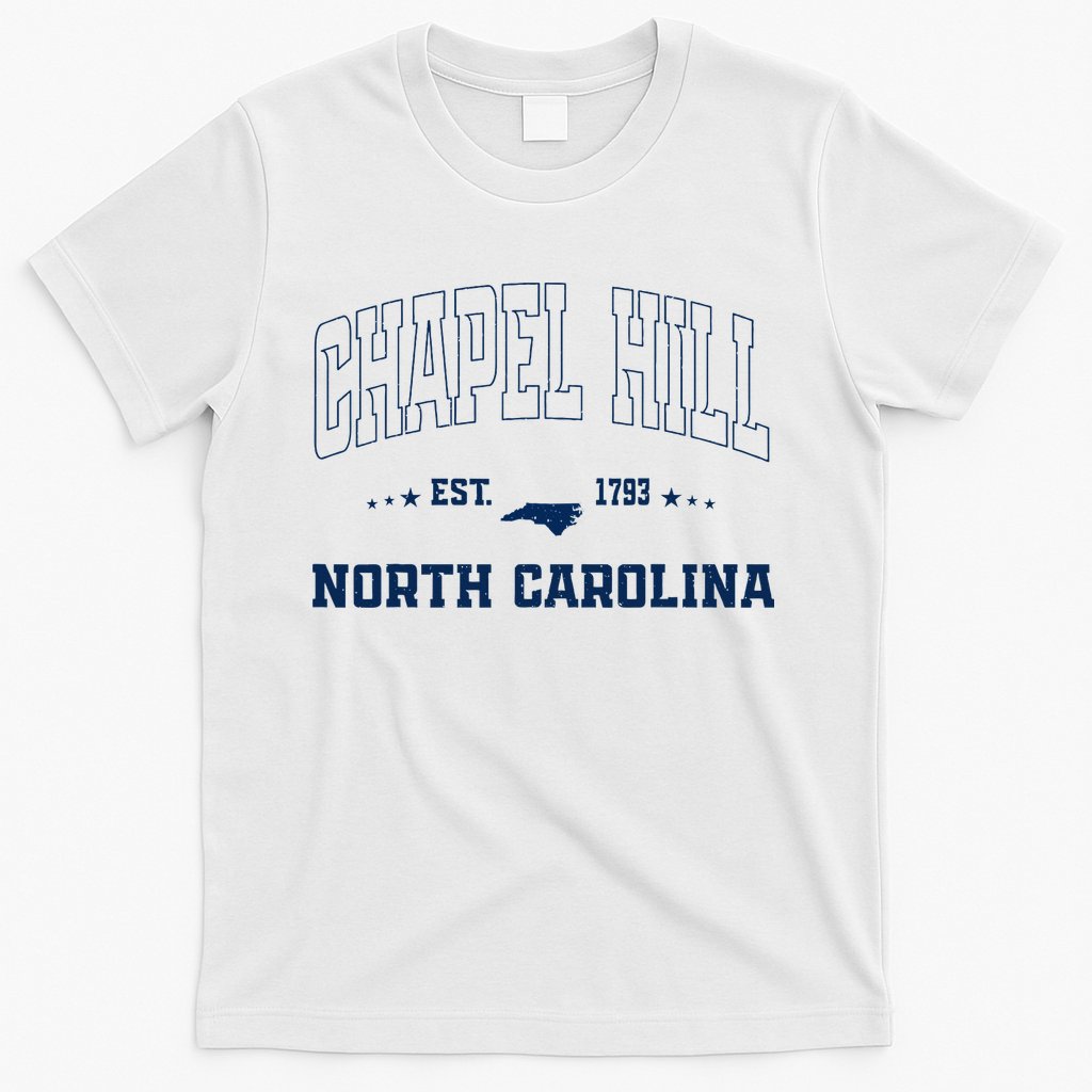 Vintage Chapel Hill North Carolina Nc Sports Athletic T-Shirt