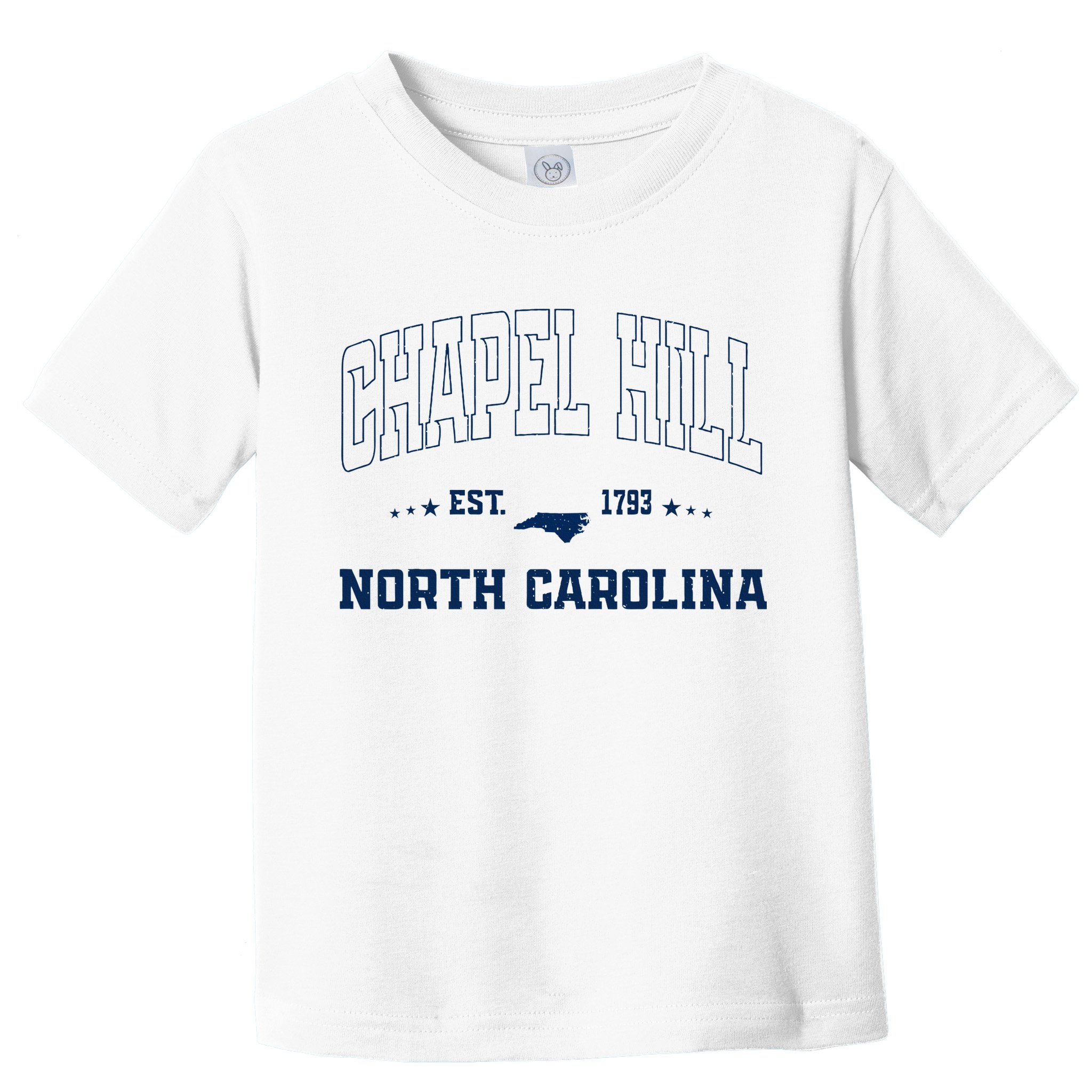 Vintage Chapel Hill North Carolina Nc Sports Athletic Toddler T-Shirt