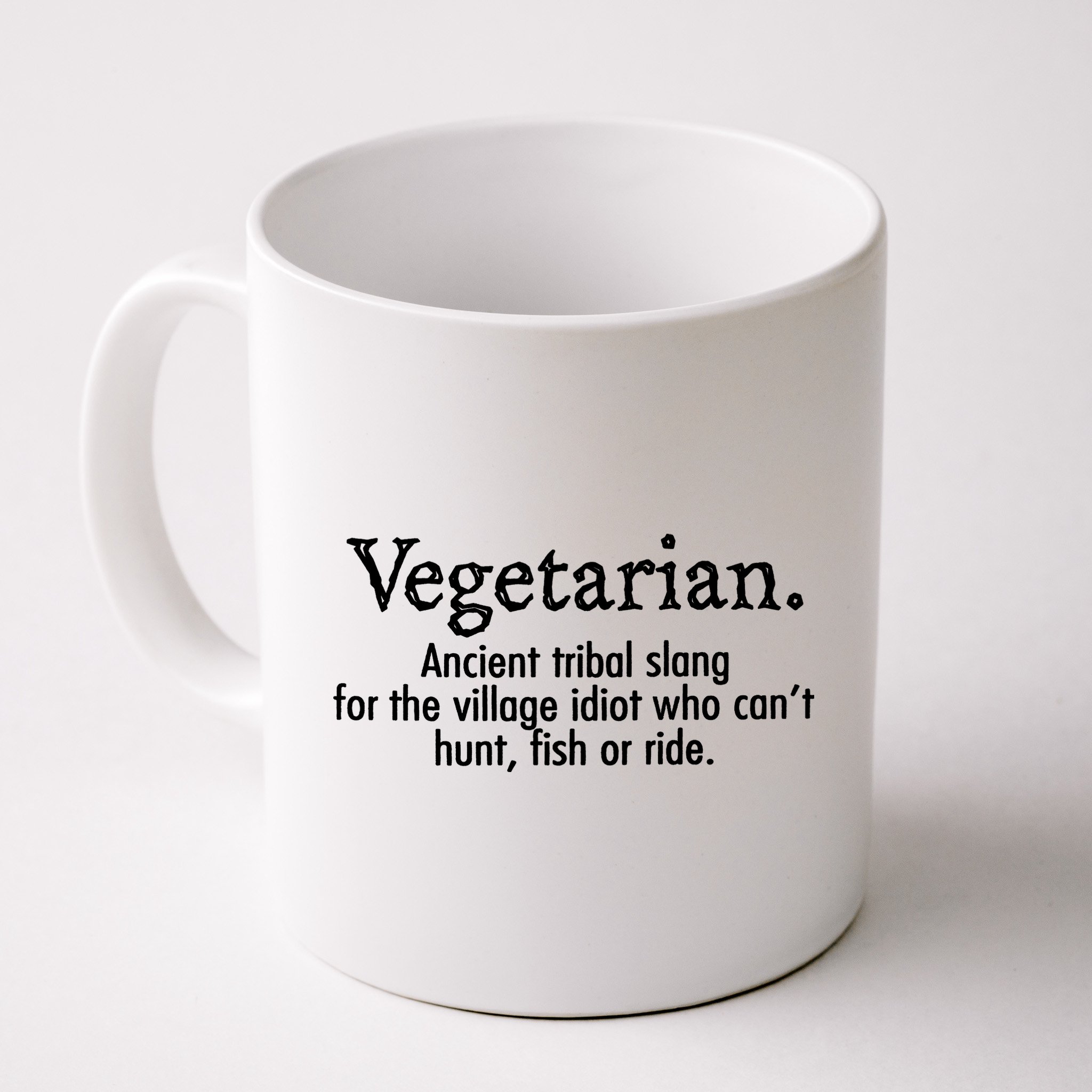 Vegetarian Cant Hunt Fish Funny Mug