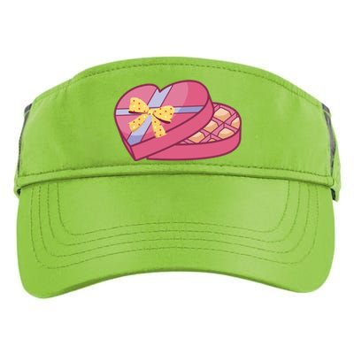 Valentines Chocolate Heart Shape Chocolate Hearts Cocoa Cool Gift Adult Drive Performance Visor