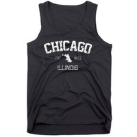 Vintage Chicago Illinois Est. 1833 Souvenir Tank Top