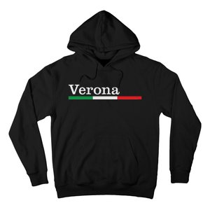 Verona Città Italiana Bandiera Italia Maglietta Hoodie