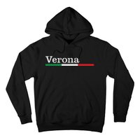 Verona Città Italiana Bandiera Italia Maglietta Hoodie