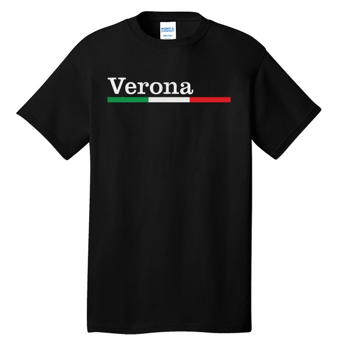 Verona Città Italiana Bandiera Italia Maglietta Tall T-Shirt