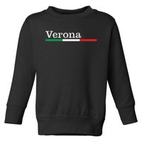 Verona Città Italiana Bandiera Italia Maglietta Toddler Sweatshirt