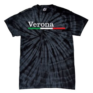 Verona Città Italiana Bandiera Italia Maglietta Tie-Dye T-Shirt