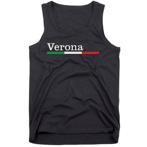 Verona Città Italiana Bandiera Italia Maglietta Tank Top