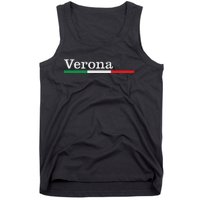 Verona Città Italiana Bandiera Italia Maglietta Tank Top