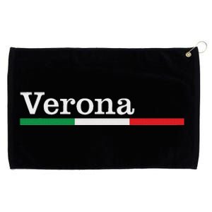 Verona Città Italiana Bandiera Italia Maglietta Grommeted Golf Towel