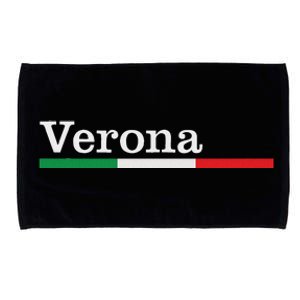 Verona Città Italiana Bandiera Italia Maglietta Microfiber Hand Towel