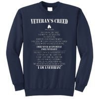 Veteran's Creed I'm A Veteran Sweatshirt