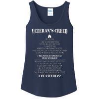 Veteran's Creed I'm A Veteran Ladies Essential Tank