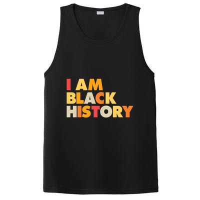 Vintage Colors I Am Black History PosiCharge Competitor Tank
