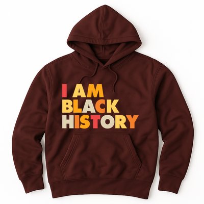 Vintage Colors I Am Black History Hoodie