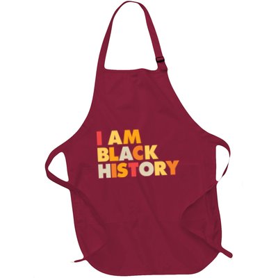 Vintage Colors I Am Black History Apron