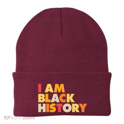 Vintage Colors I Am Black History Beanie
