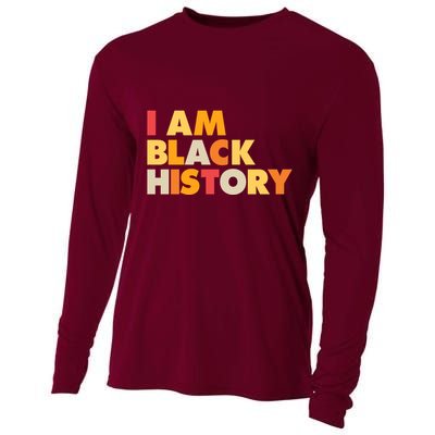 Vintage Colors I Am Black History Cooling Performance Long Sleeve Crew