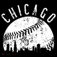 Vintage Chicago Illinois Skyline Apparel Tall T-Shirt