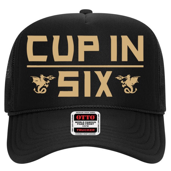 Vegas Cup In Six High Crown Mesh Back Trucker Hat