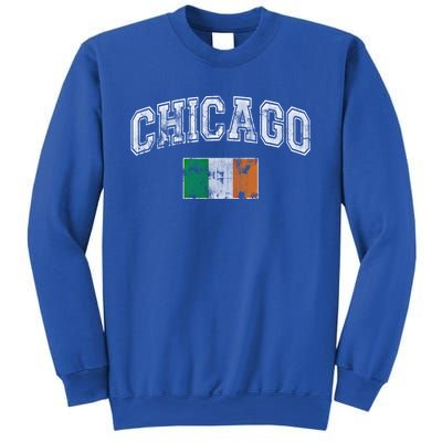 Vintage Chicago Irish Flag St Patricks Day Chirish Gift Sweatshirt