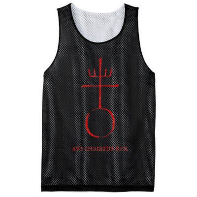 Vintage Christ Is King Ave Christus Rex Jesus Christian Mesh Reversible Basketball Jersey Tank