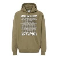 Veteran's Creed I'm A Veteran Premium Hoodie