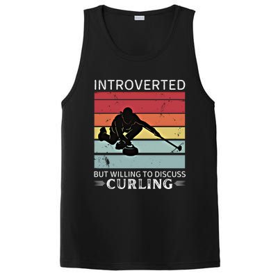 Vintage Curling Introverted But Willing To Discuss Curling Meaningful Gift PosiCharge Competitor Tank