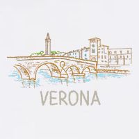 Verona City Italy Souvenir Gift Hoodie