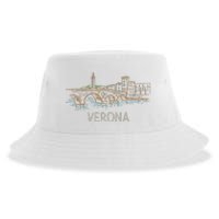 Verona City Italy Souvenir Gift Sustainable Bucket Hat