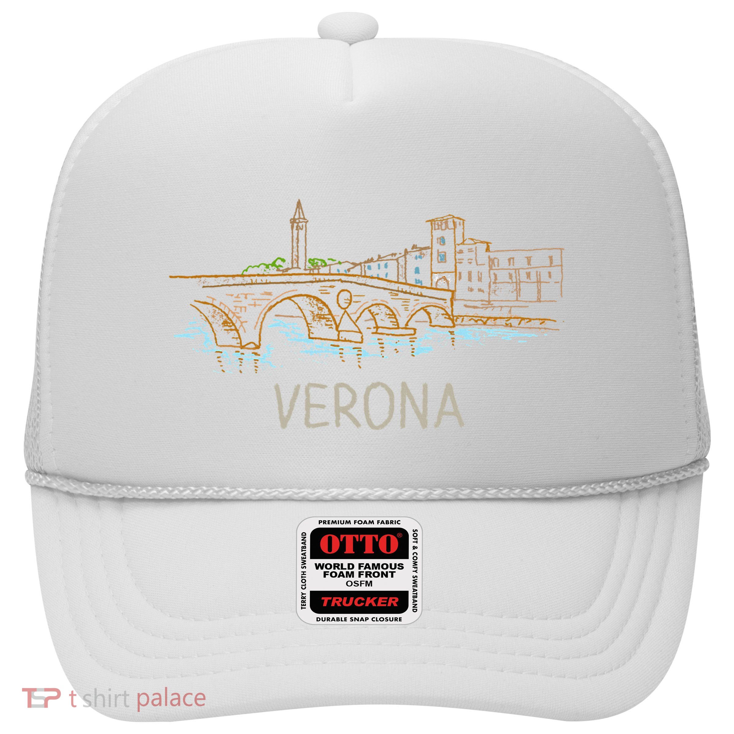 Verona City Italy Souvenir Gift Trucker Hat