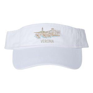 Verona City Italy Souvenir Gift Valucap Bio-Washed Visor