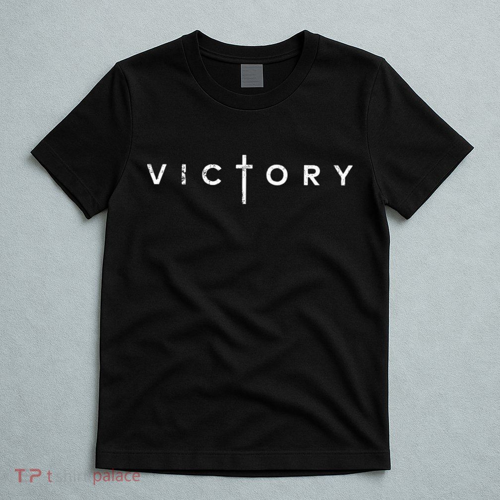 Victory Cross Jesus Christian Religious Faith T-Shirt
